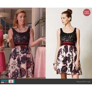 (Anthropologie) Peter Som x Made In Kind Party/Cocktail Dress Size 4